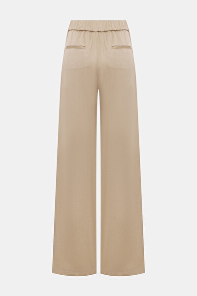 CAMEL WIDE LEG TROUSERS 8