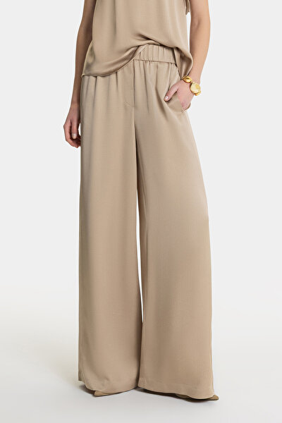 CAMEL WIDE LEG TROUSERS 3
