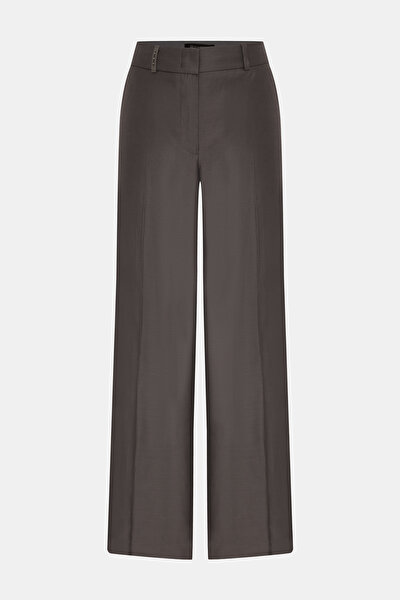 BROWN WIDE LEG TROUSERS 5