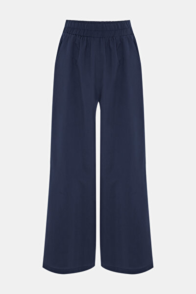 BLACK WIDE LEG TROUSERS 5
