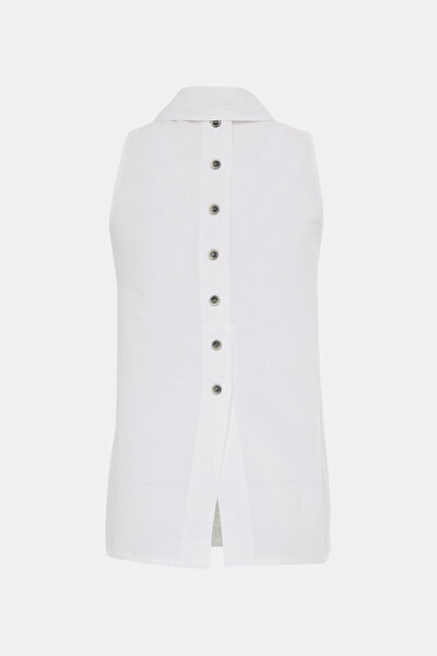 BEIGE SLEEVELESS BLOUSE 8