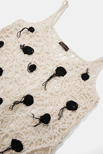 BLACK V NECK SLEEVELESS SUSPENDER BLOUSE 10