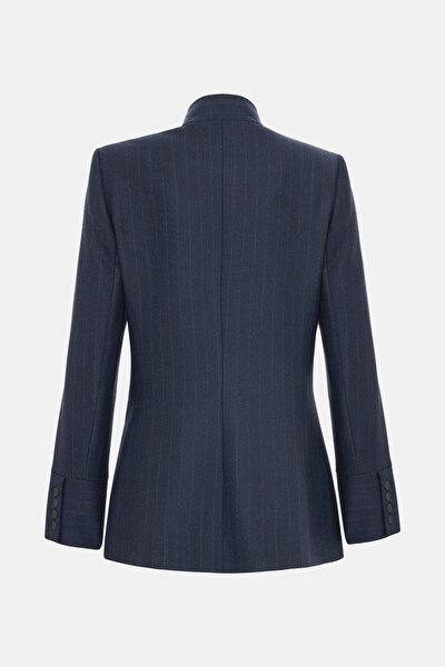 TAN MANDARIN COLLAR JACKET 10