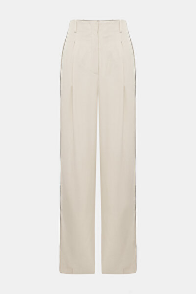 BLACK WIDE LEG TROUSERS 4