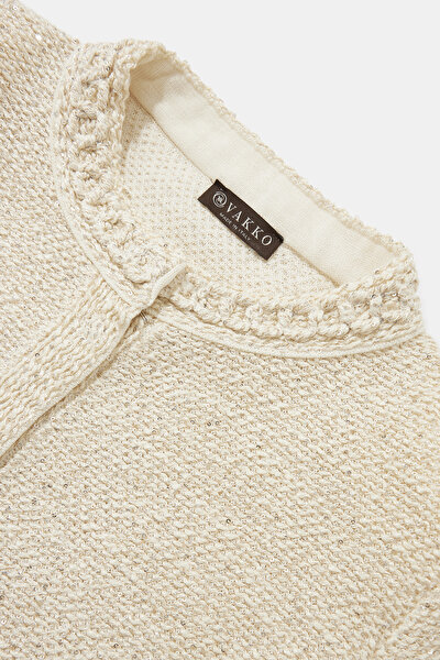 ECRU BASIC / ROUND NECKLINE JACKET 9