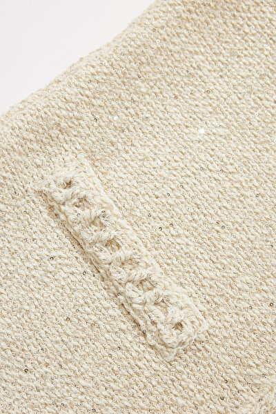 ECRU BASIC / ROUND NECKLINE JACKET 10