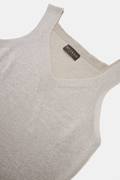 BLUE V NECK TRICOT 10