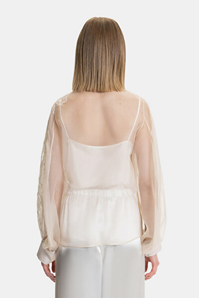 BEIGE LONG SLEEVE SHIRT 3