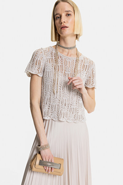 BEIGE SHORT SLEEVE DRESS 3