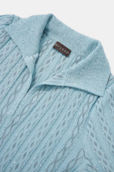 BLUE SHORT SLEEVE DRESS 9