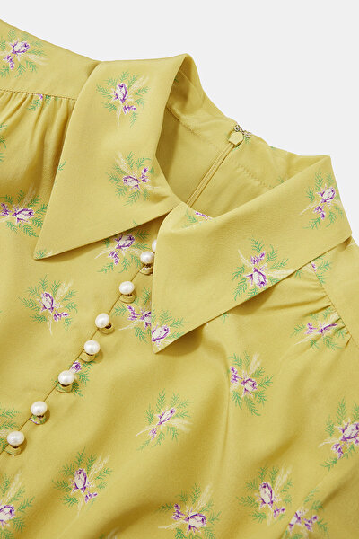 MUSTARD MİDİ DRESS 3