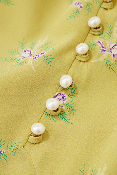 MUSTARD MİDİ DRESS 4