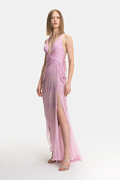PINK SLEEVELESS SUSPENDER DRESS 5