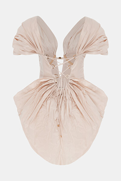 POWDER OFF THE SHOULDER MINI DRESS 10