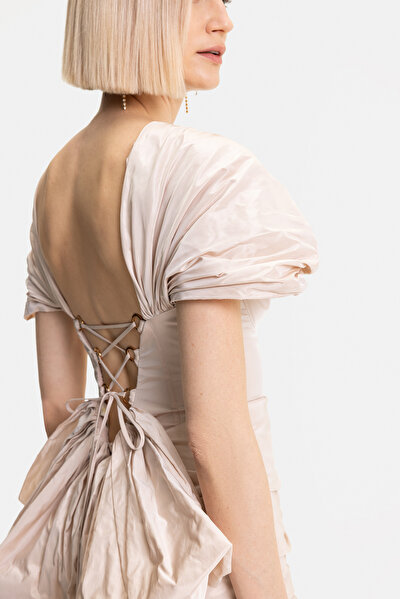 POWDER OFF THE SHOULDER MINI DRESS 8