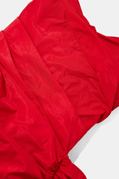 RED SLEEVELESS MINI DRESS 10