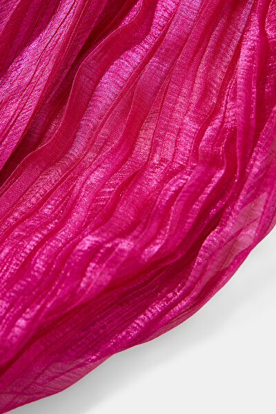 FUCHSIA SLEEVELESS SUSPENDER DRESS 10