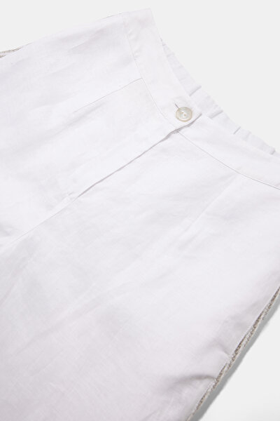 GREY WIDE LEG TROUSERS 8
