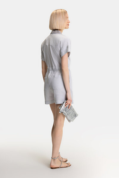 GREY SHORT SLEEVE JUMPSUIT 3