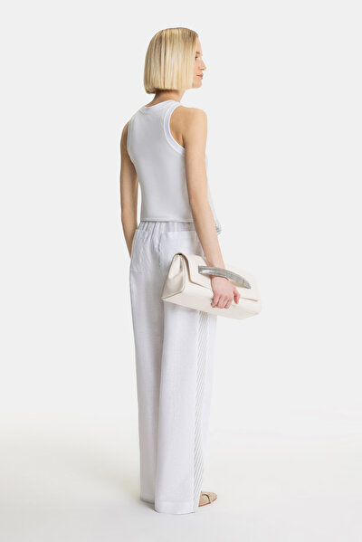GREY BASIC / ROUND NECKLINE SLEEVELESS BLOUSE 5