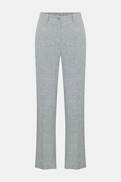ECRU WIDE LEG TROUSERS 4
