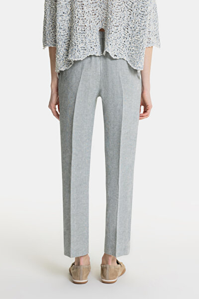 ECRU WIDE LEG TROUSERS 3