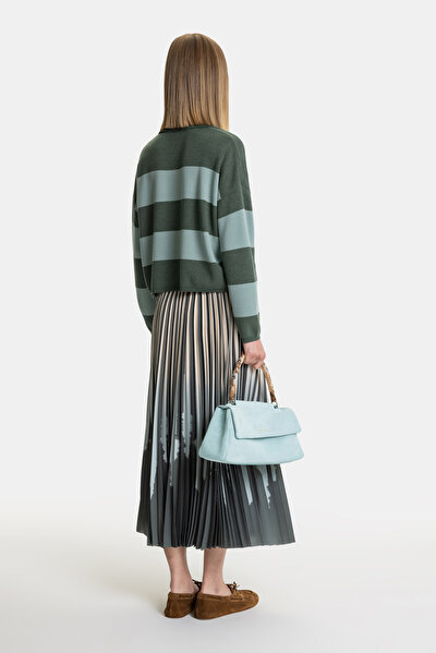 KHAKI BEİGE SKIRT 4