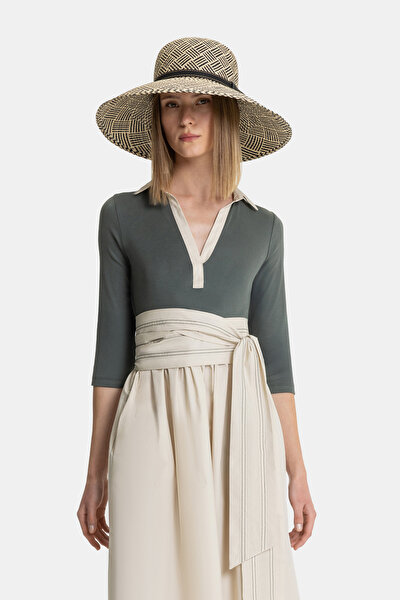BEIGE LONG SLEEVE DRESS 4