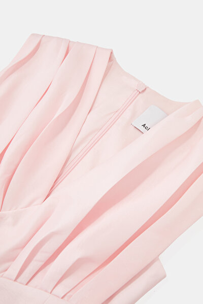 DARK PINK DEGRADE DESIGN MAXI DRESS 3