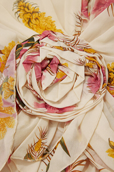 MULTICOLOR FLORAL PATTERN DRESS 4