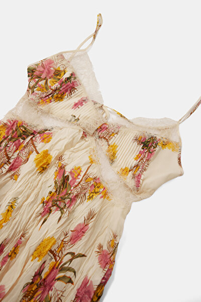 MULTICOLOR FLORAL PATTERN DRESS 3