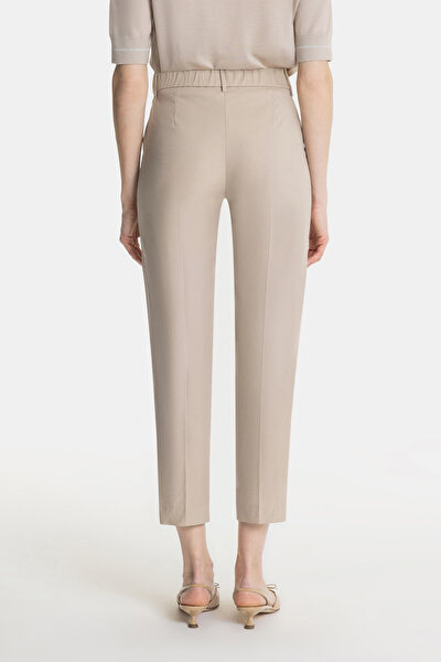 BEIGE SKINNY LEG TROUSERS 3