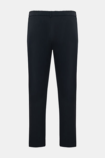 NAVY BLUE SKINNY LEG TROUSERS 5