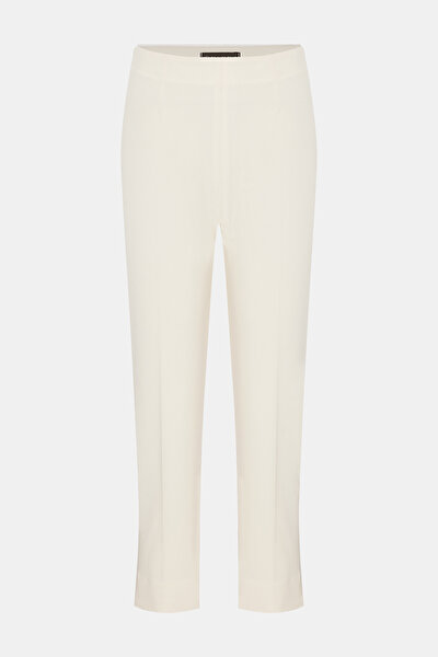 ECRU SKINNY LEG TROUSERS 4