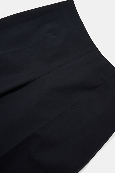 NAVY BLUE SKINNY LEG TROUSERS 3