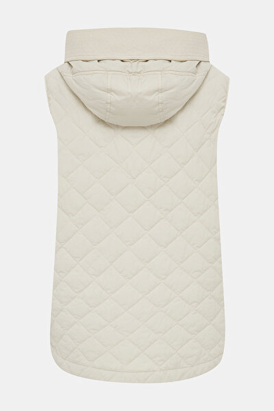 BEIGE HOODIE VEST 8