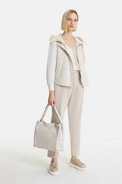 BEIGE HOODIE VEST 4