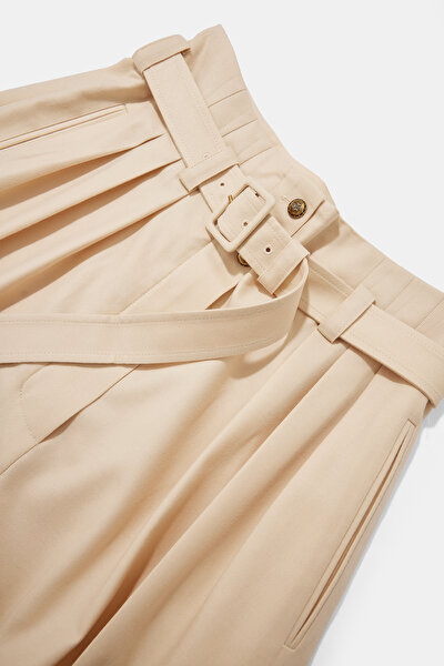 ECRU BUTTONED WOOL JACKET 3