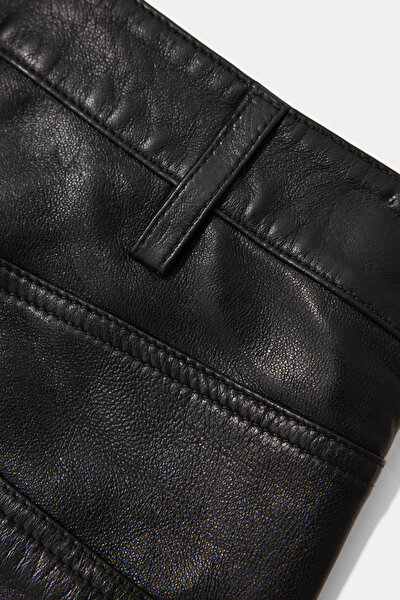 BLACK LEATHER TROUSERS 4