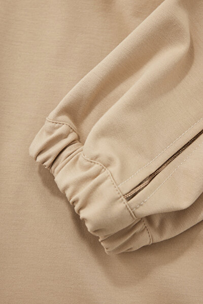 CAMEL LONG SLEEVE DRESS 10