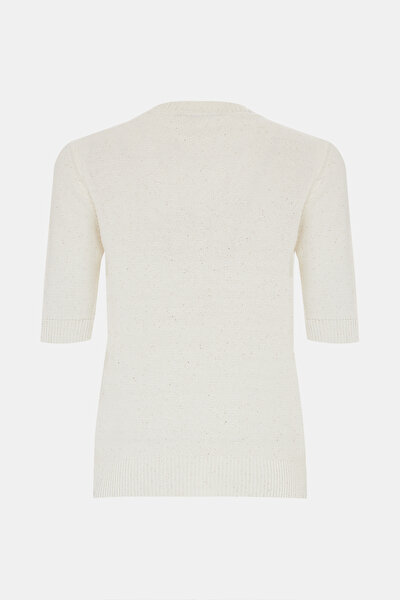 WHITE BASIC / ROUND NECKLINE TRICOT 5