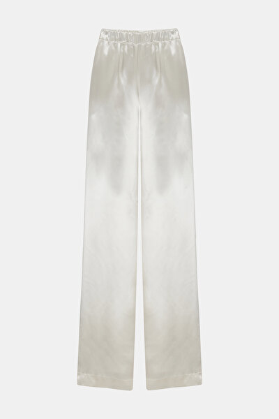 ECRU WIDE LEG TROUSERS 5