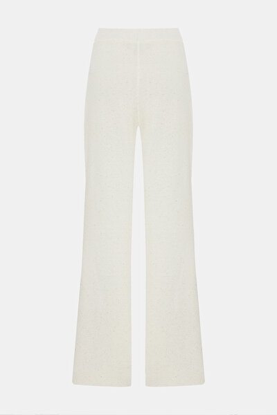 WHITE WIDE LEG TROUSERS 5