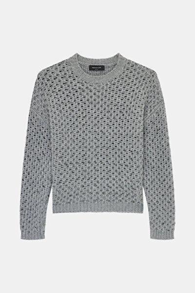 DARK GREY BASIC / ROUND NECKLINE TRICOT 8
