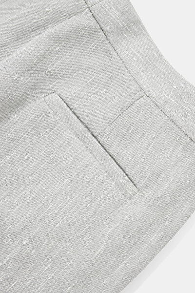 WHITE STRAIGHT CUT TROUSERS 8