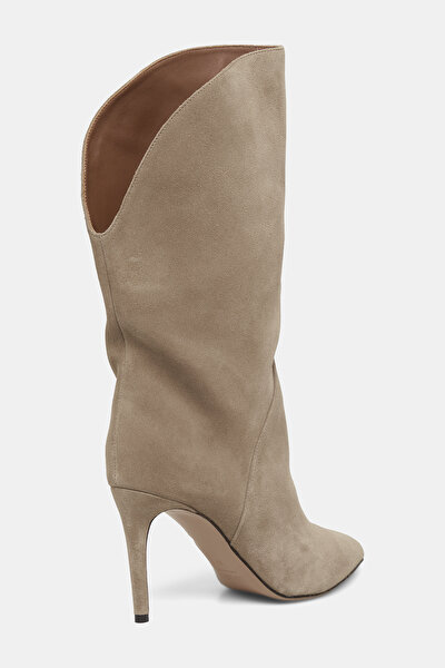 BEIGE LEATHER BOOT 3
