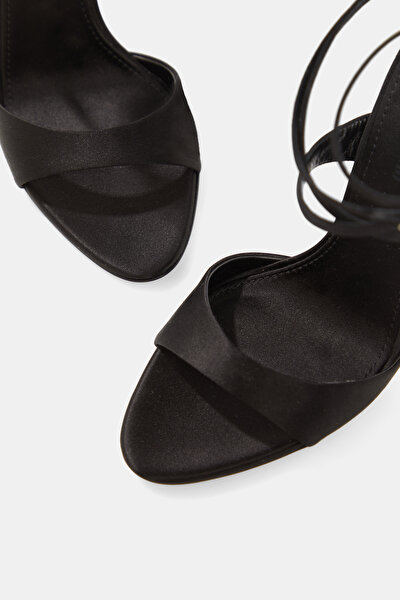 BLACK VISCOSE SHOE 4