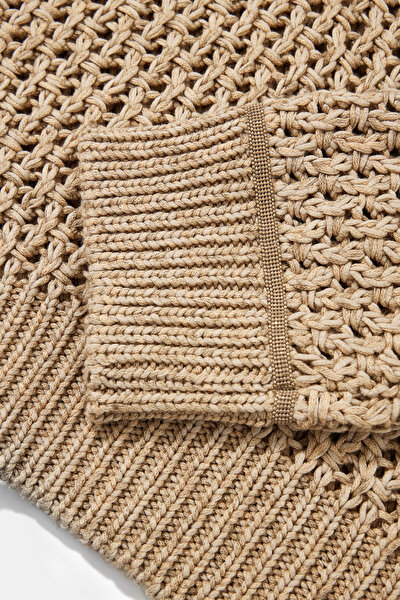 CAMEL V NECK TRICOT 10