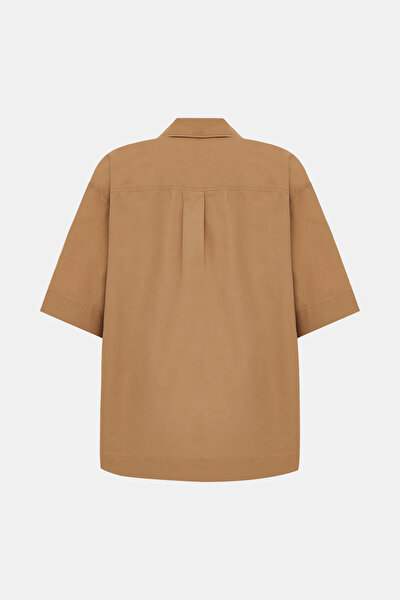 TAN SHORT SLEEVE SHIRT 8