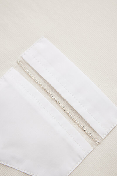 ECRU BASIC / ROUND NECKLINE SHORT SLEEVE TSHIRT 8